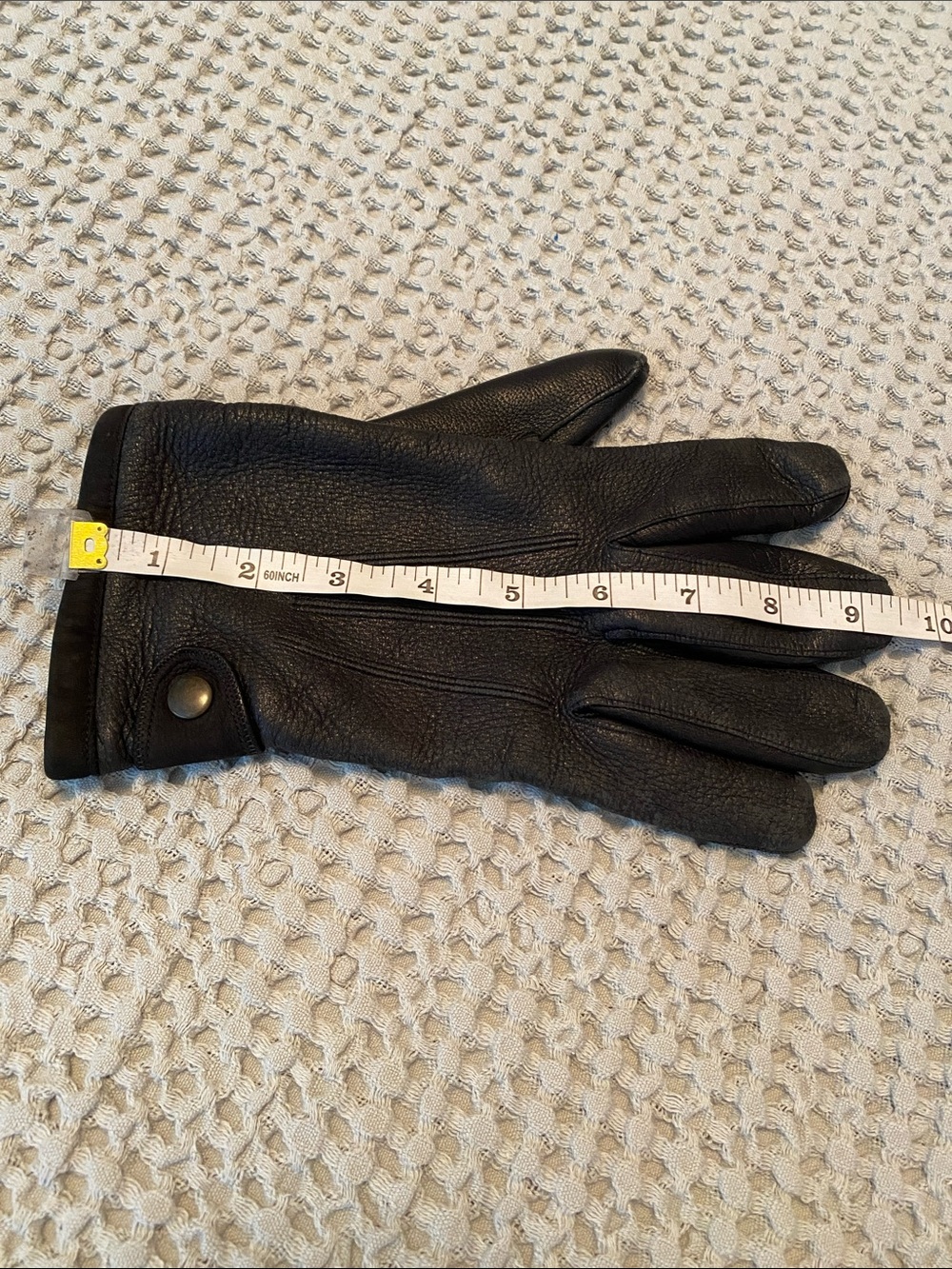 Harry Rosen  black gloves  men’s size M - Picture 9 of 12